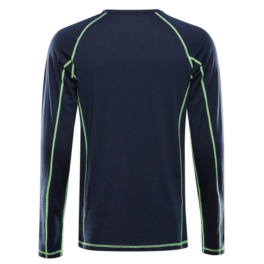 Koszulka męska turystyczna wełna merino 87% Alpine Pro Meren