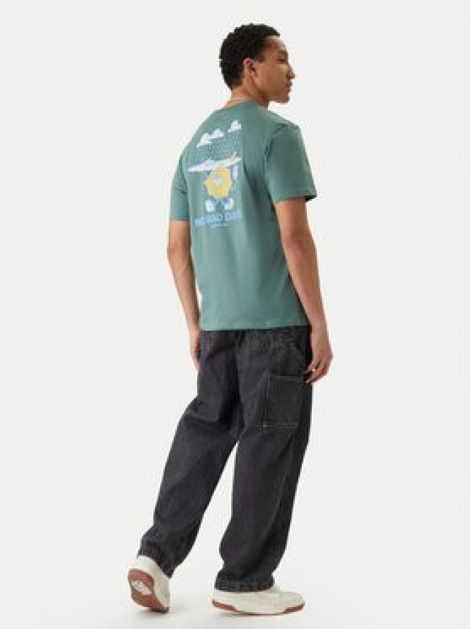 Billabong T-Shirt Gimmicks EBYZT00363 Zielony Regular Fit