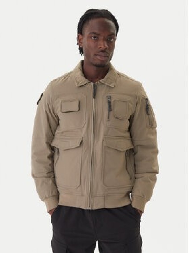 Aeronautica Militare Kurtka bomber 252AB3024UCT03151 Khaki Regular Fit