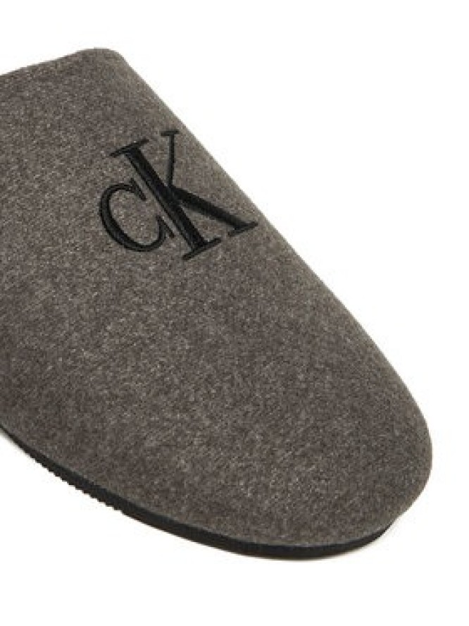 Calvin Klein Kapcie Home Slipper Mule HM0HM01931 Szary