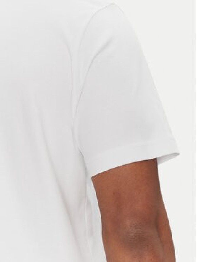 BOSS T-Shirt Tee Print Striped C 50537845 Biały Relaxed Fit