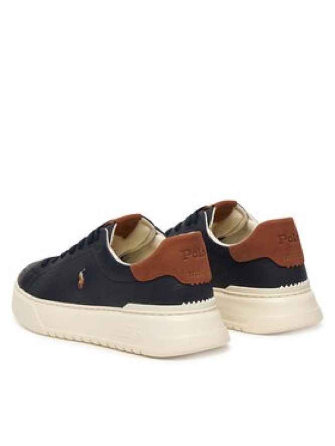 Polo Ralph Lauren Sneakersy 809P07170002 Granatowy