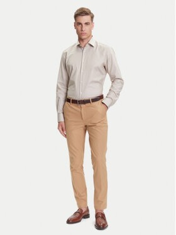 BOSS Koszula H-Joe 50519887 Beżowy Regular Fit