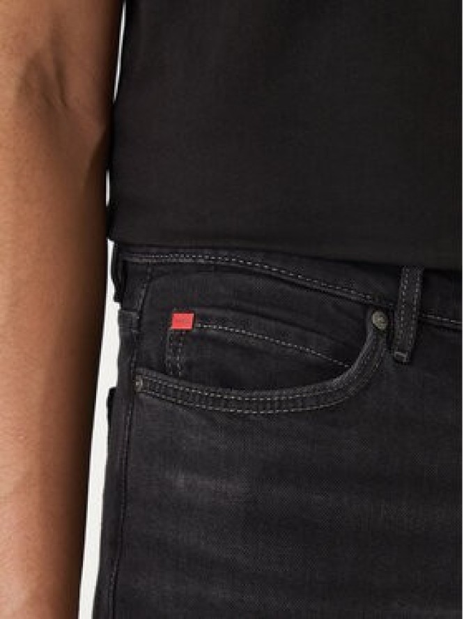 HUGO Szorty jeansowe 50561639 Szary Tapered Fit