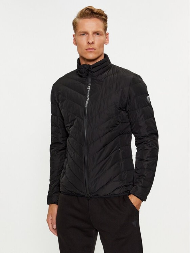 EA7 Emporio Armani Kurtka puchowa 8NPB13 PNE1Z 1200 Czarny Regular Fit