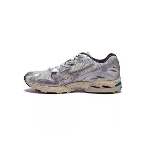 Buty do biegania Mizuno Wave Rider 10 Biały/Lila Marmurkowy/Szary Kamień