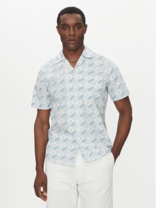 HUGO Koszula Ellino 50539705 Błękitny Regular Fit
