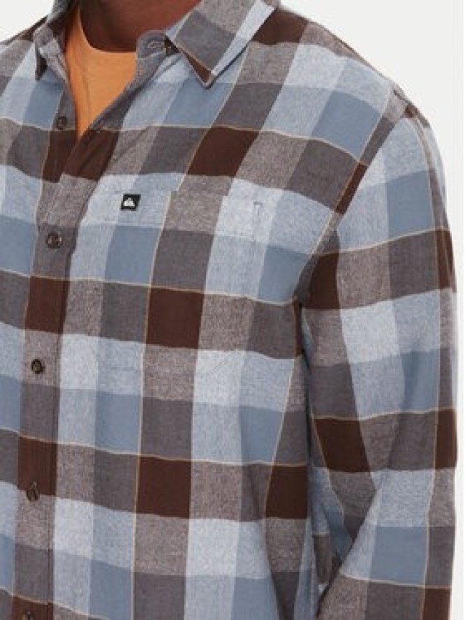 Quiksilver Koszula Motherfly EQYWT04642 Niebieski Regular Fit