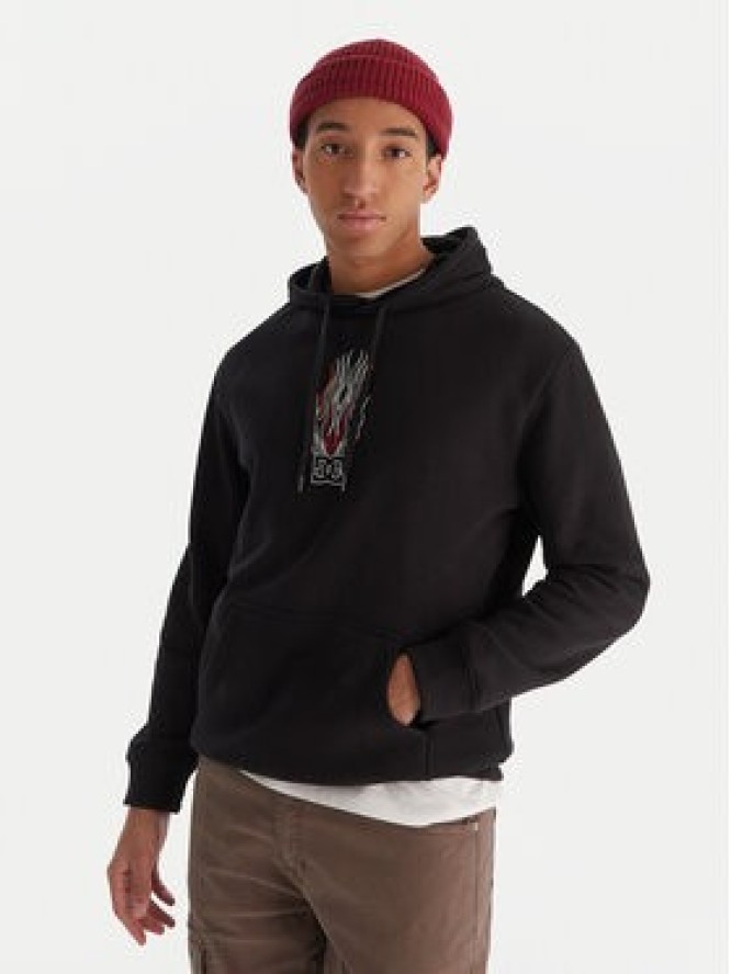 DC Shoes Bluza Burnt Out EDYSF03253 Czarny Regular Fit