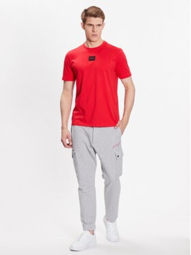 Hugo T-Shirt Diragolino212 50447978 Czerwony Regular Fit