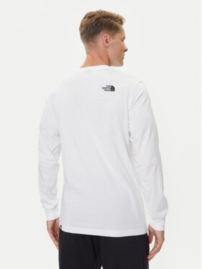 The North Face Longsleeve Fine NF0A8A6P Biały Regular Fit