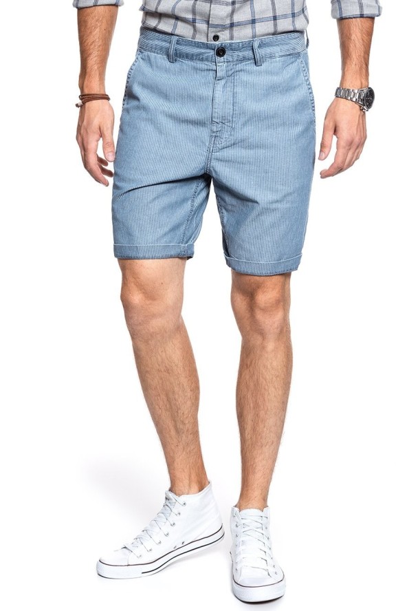 SPODENKI LEE SLIM CHINO SHORT WASHED STRIPE L73HKREV 112120594
