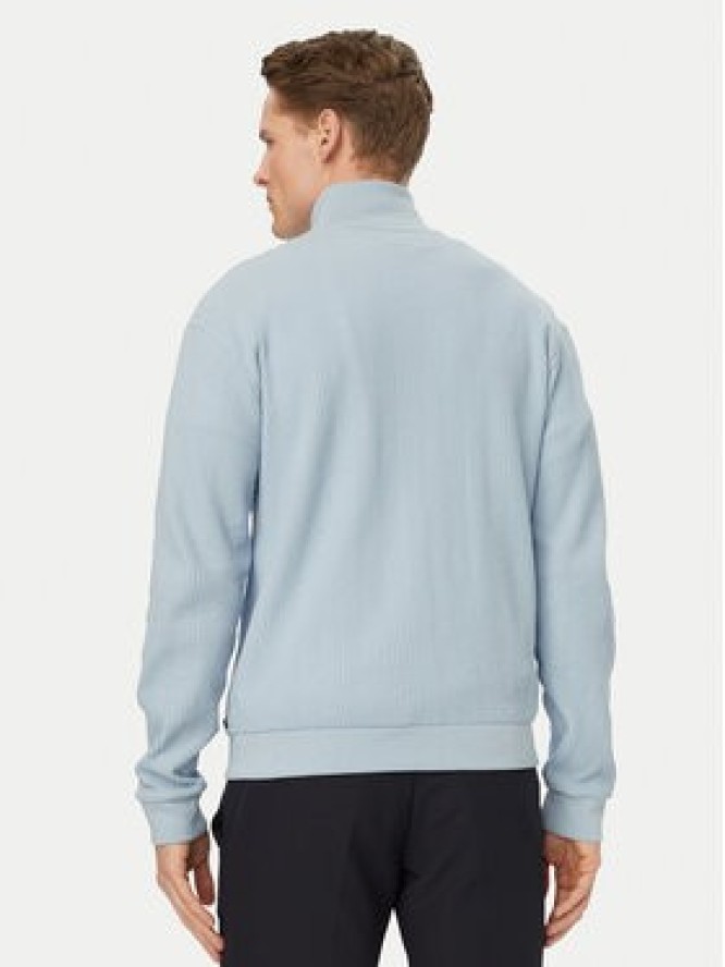 BOSS Bluza Structure 50559332 Niebieski jasny Regular Fit