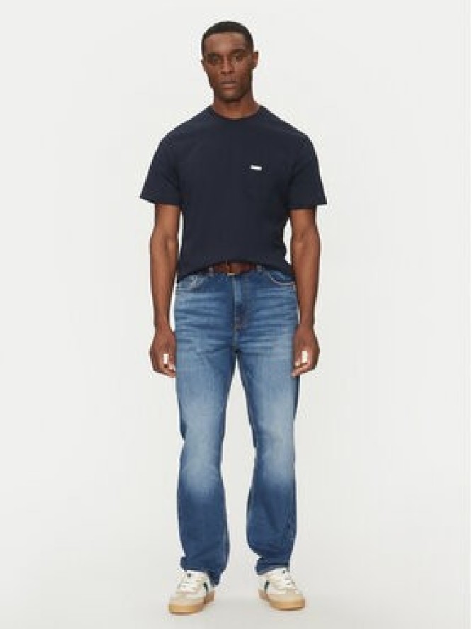 Guess Jeans T-Shirt M5RI74 K8FQ4 Granatowy Regular Fit