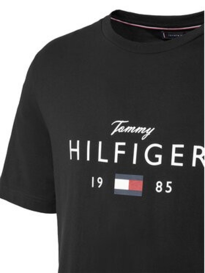 Tommy Hilfiger T-Shirt MW0MW41455 Czarny Regular Fit