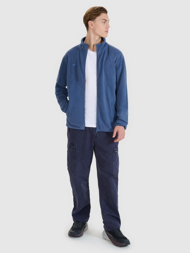 4F Polar regular ze stójką męski - granatowy M