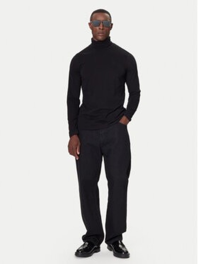 KARL LAGERFELD Golf 755023 554226 Czarny Regular Fit