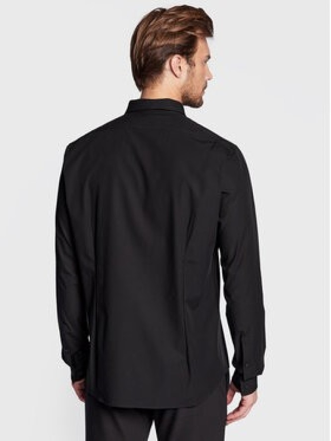 Calvin Klein Koszula Hidden K10K109891 Czarny Extra Slim Fit