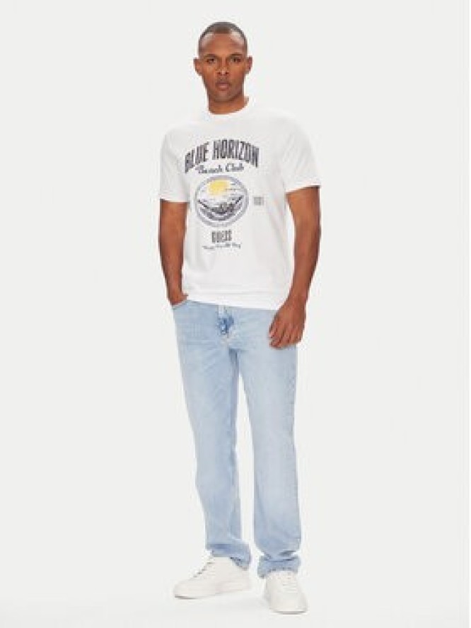 Guess T-Shirt M5YI69 KBW41 Biały Regular Fit