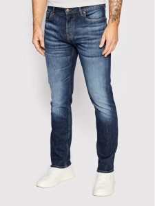Guess Jeansy Angeles M2YAN2 D4Q41 Granatowy Slim Fit