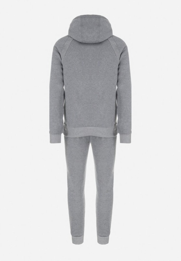 Ciemnoszary Komplet Dresowy 2-częściowy Johan