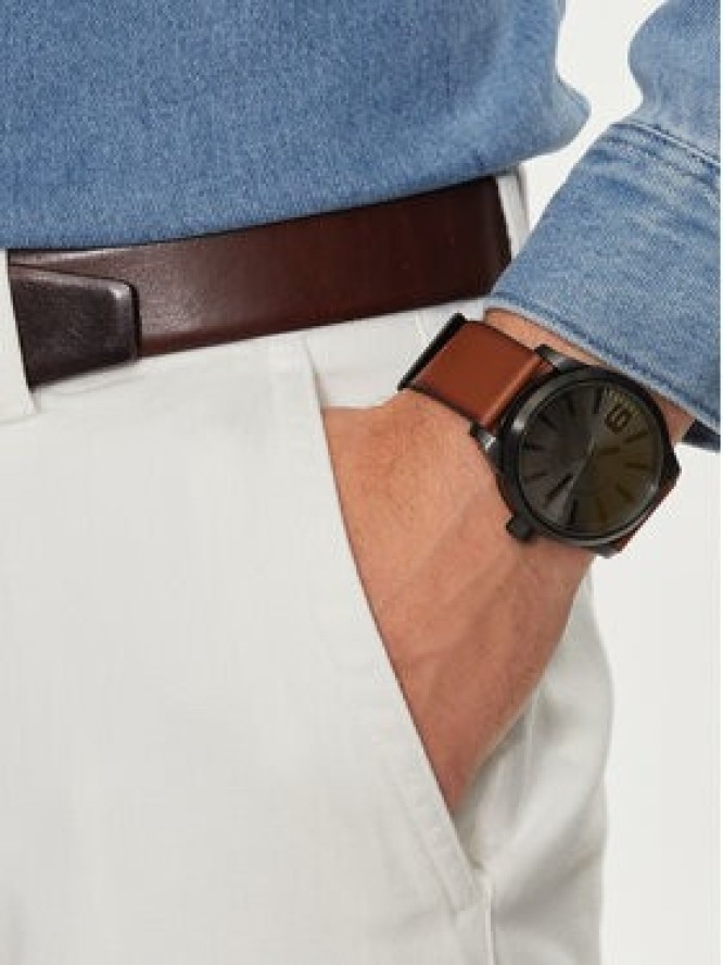 Diesel Zegarek Rasp DZ1764 Brązowy