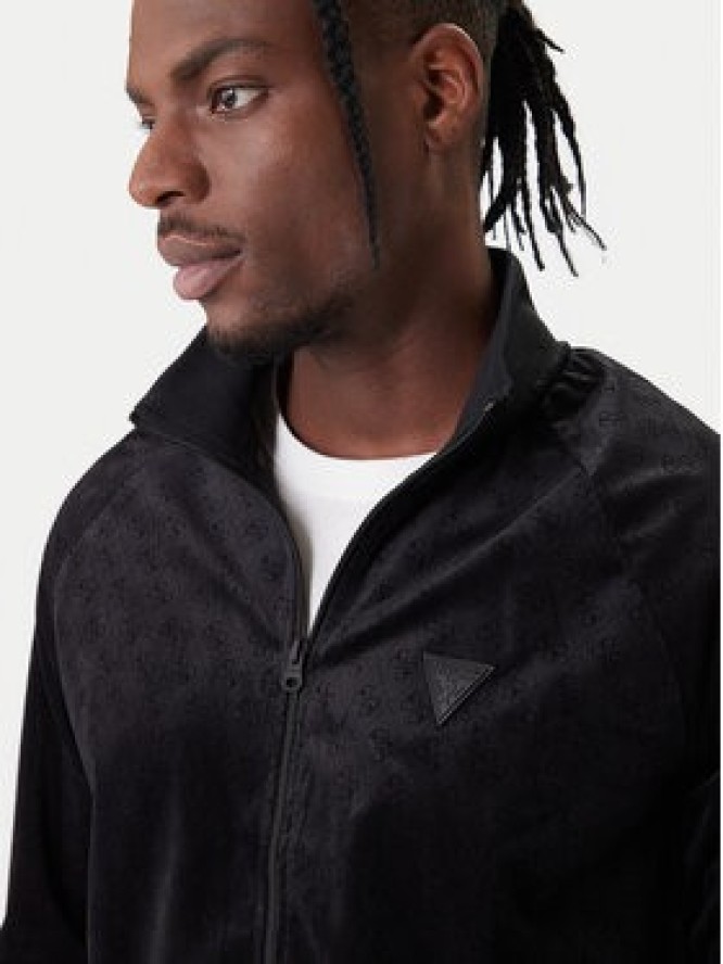 Guess Bluza Z6RQ01 KD612 Czarny Regular Fit