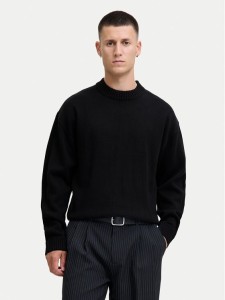 Jack & Jones Sweter Urban 12278942 Czarny Relaxed Fit