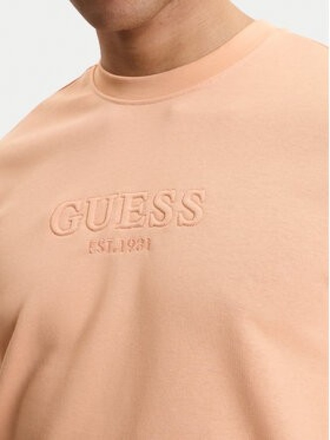 Guess Bluza M6GQ07 K3045 Pomarańczowy Regular Fit