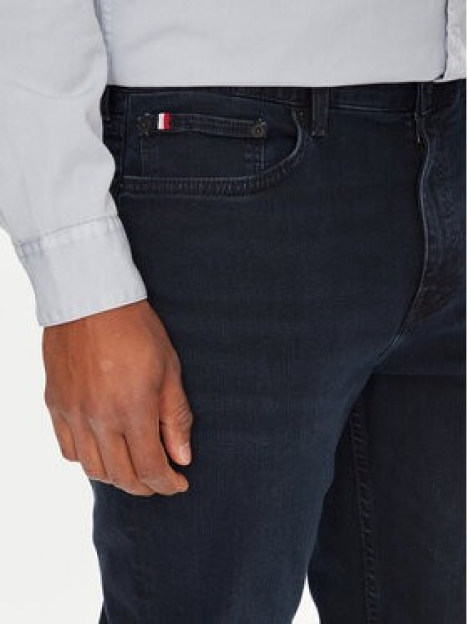 Tommy Hilfiger Jeansy Bleecker MW0MW40676 Granatowy Slim Fit