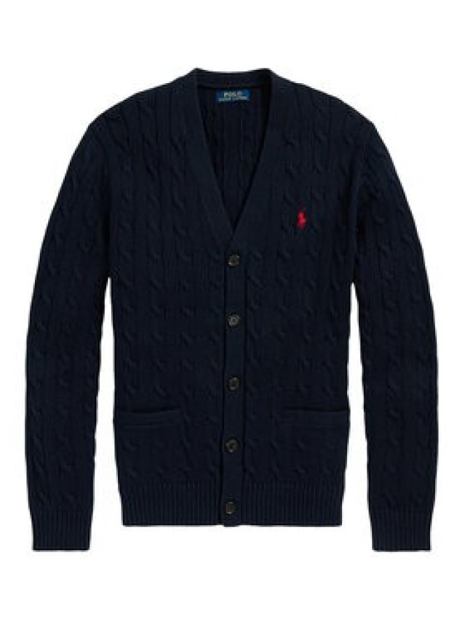 Polo Ralph Lauren Kardigan 710890548004 Granatowy Regular Fit