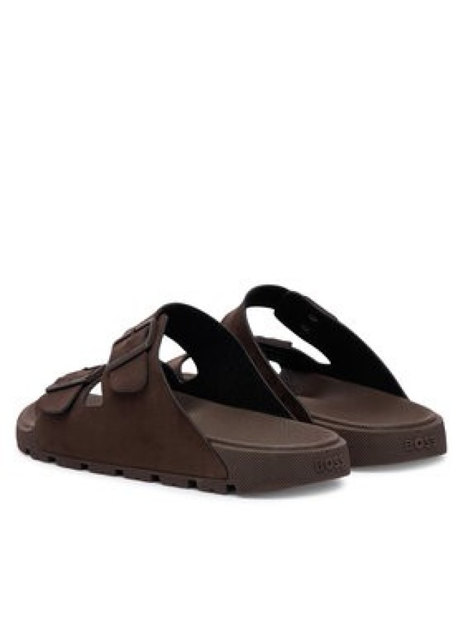 BOSS Klapki Surfley Sand MF 50563157 Brązowy