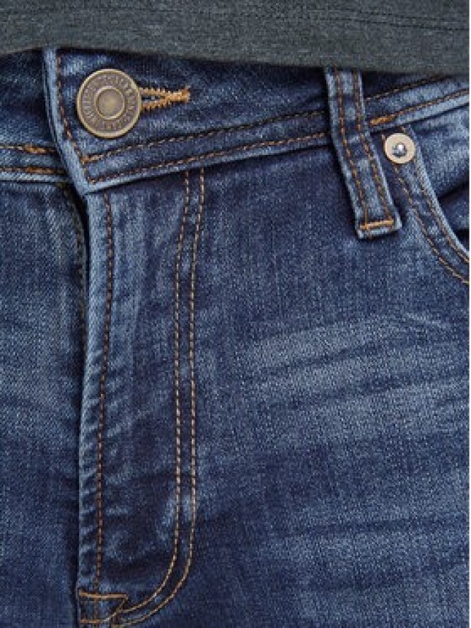 Jack & Jones Jeansy Liam 12166854 Granatowy Skinny Fit