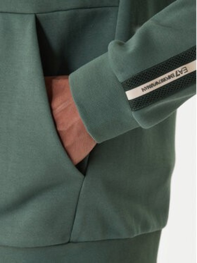 EA7 Emporio Armani Bluza 7M001479 AF12660 U7260 Zielony Regular Fit