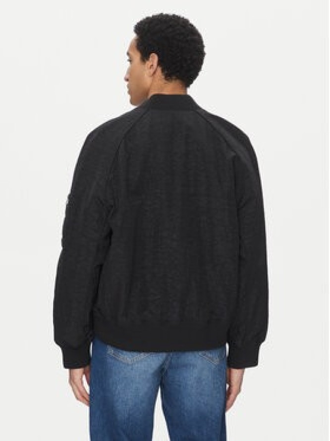 Calvin Klein Jeans Kurtka bomber J30J322938 Czarny Relaxed Fit
