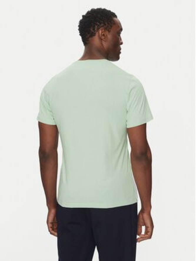 Barbour T-Shirt Essential Sports MTS0331GN45 Zielony Tailored Fit