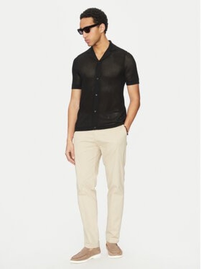 Calvin Klein Swimwear Koszula KM0KM01087 Czarny Regular Fit