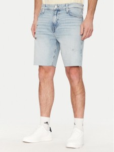 Guess Szorty jeansowe M5GDV2 D4Z84 Niebieski Slim Fit