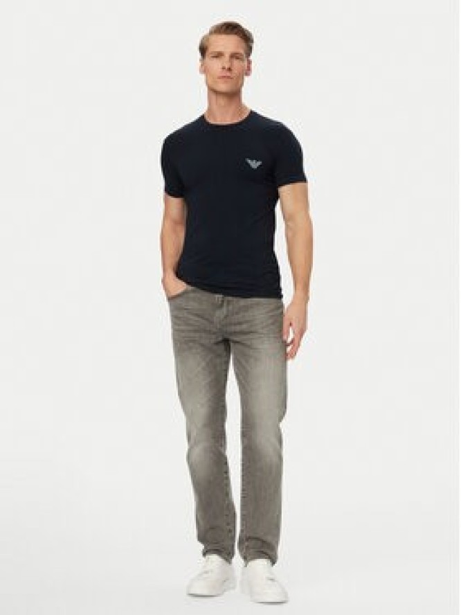 Emporio Armani Underwear T-Shirt EM000375 AF18890 UB102 Niebieski Slim Fit