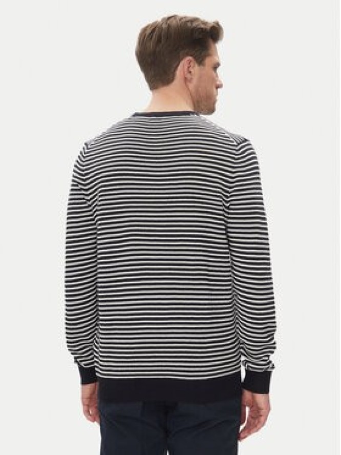 Bugatti Sweter 7400 75513C Granatowy Regular Fit