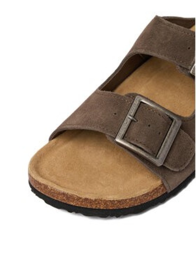 Go Soft Klapki EOHP-ALMELO-01 Brązowy