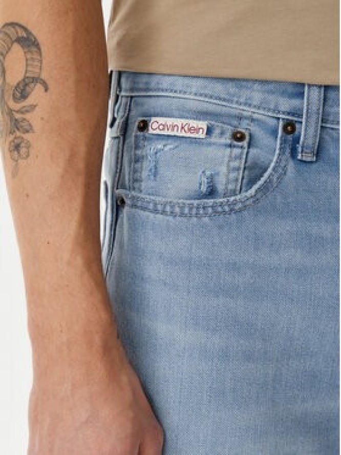 Calvin Klein Jeans Jeansy 90's LV04RB706G Niebieski Straight Fit