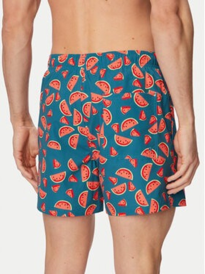 Jack & Jones Szorty kąpielowe Maui Vibes 12291426 Niebieski Regular Fit