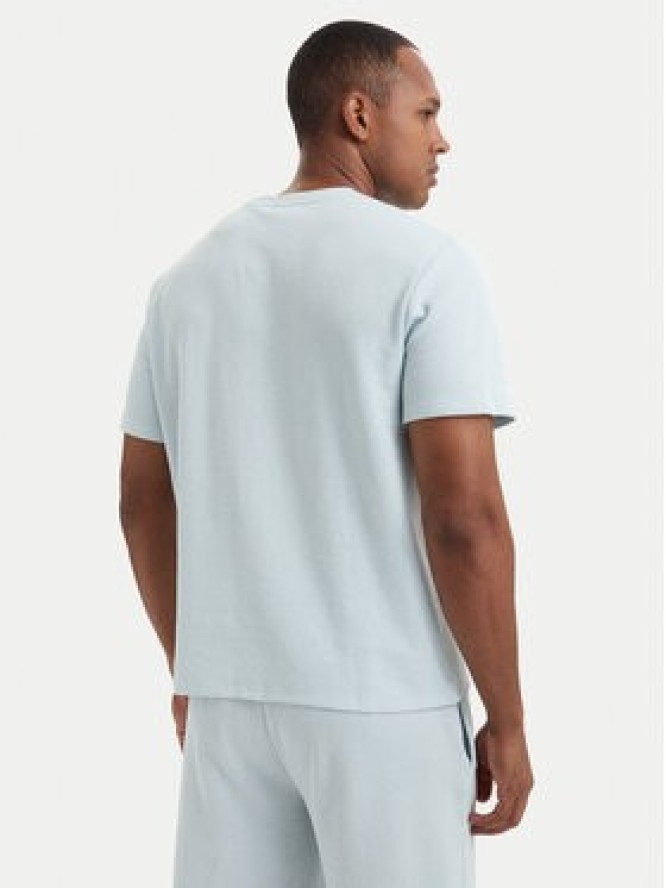 BOSS T-Shirt Waffle 50535891 Niebieski jasny Regular Fit