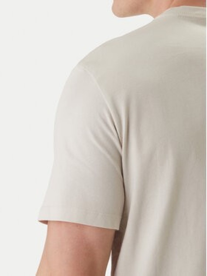 Calvin Klein Jeans T-Shirt LV04RF800G Beżowy Classic Fit