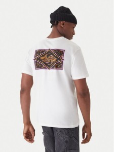 Quiksilver T-Shirt Evo Youth Crisis EQYZT08192 Biały Regular Fit