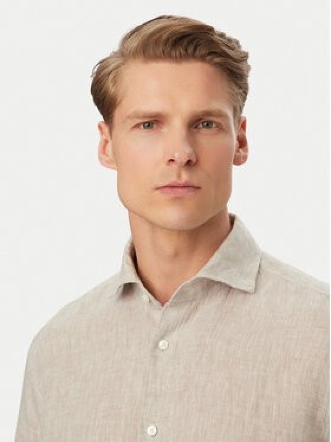 JOOP! Koszula Pai-W 30102661 Beżowy Regular Fit