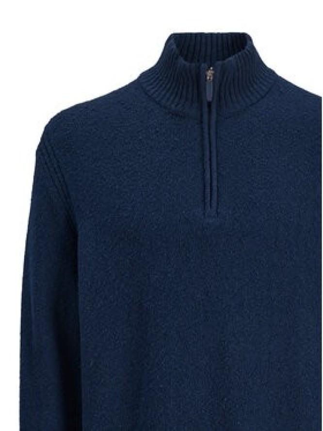 Jack & Jones Sweter Point 12287316 Niebieski Relaxed Fit
