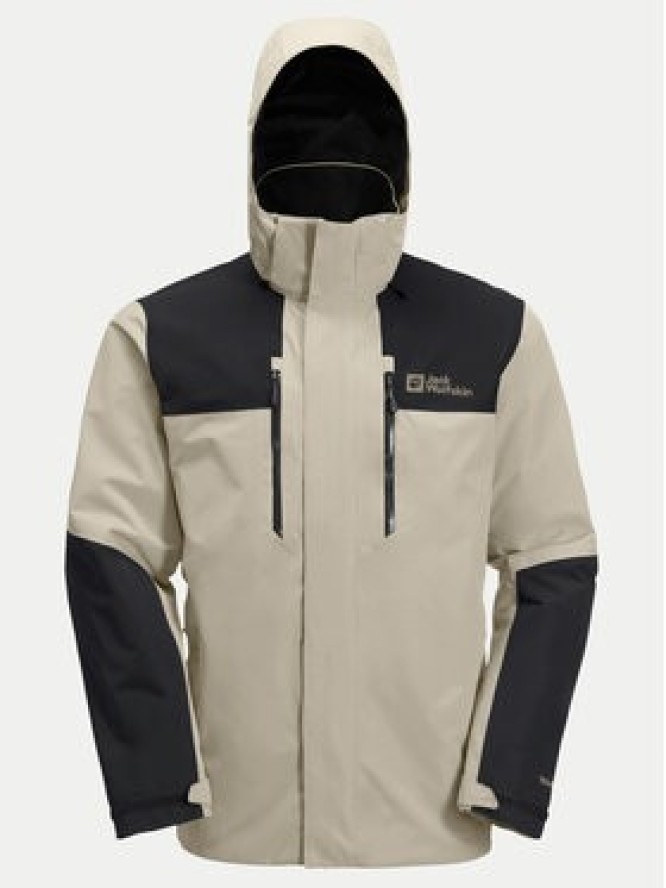 Jack Wolfskin Kurtka outdoor Jasper 2l 1108373 Szary Regular Fit