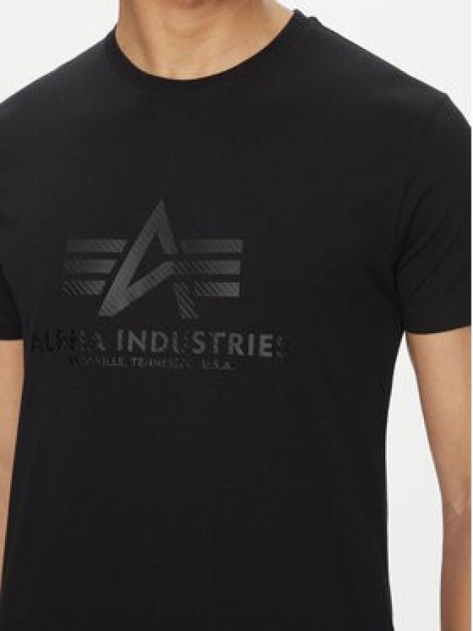 Alpha Industries T-Shirt Basic 100501 Czarny Regular Fit